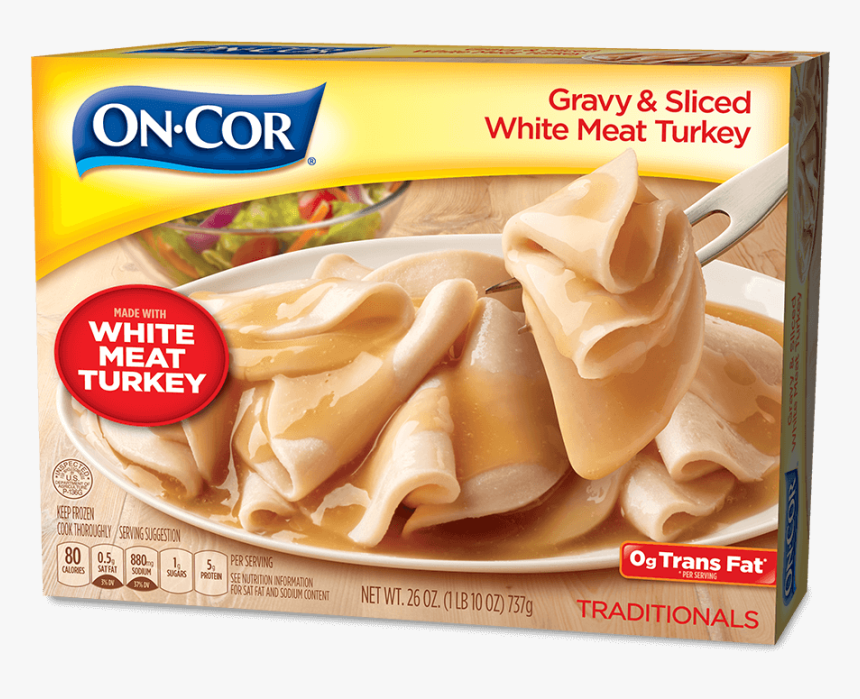 Gravy & Sliced White Meat Turkey - Oncor Turkey And Gravy, HD Png Download, Free Download
