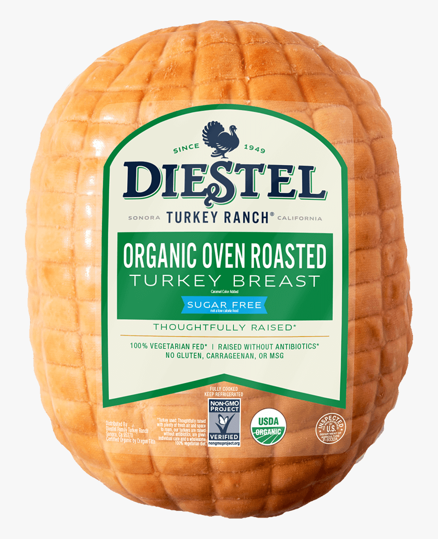 02 Delibulk Turkeybreast Ovenroasted Organic Rendering - Diestel, HD Png Download, Free Download