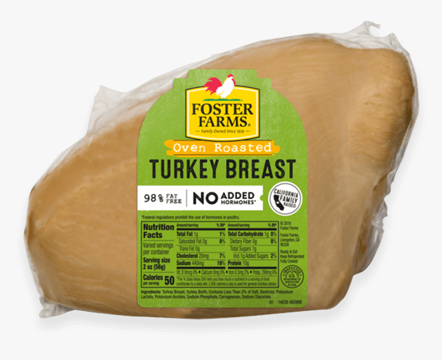 Oven Roasted Turkey Breast - Foster Farms Honey Roasted Turkey Breast, HD Png Download, Free Download