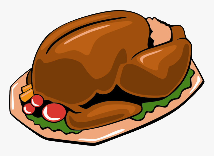 Turkey Food Png - Cartoon Cooked Turkey Png, Transparent Png, Free Download