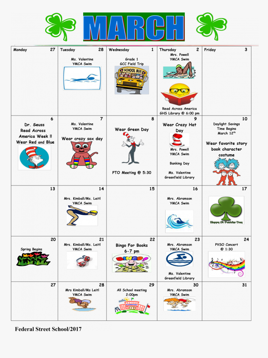 Transparent Png Calendar - Thing 1 And Thing 2, Png Download, Free Download
