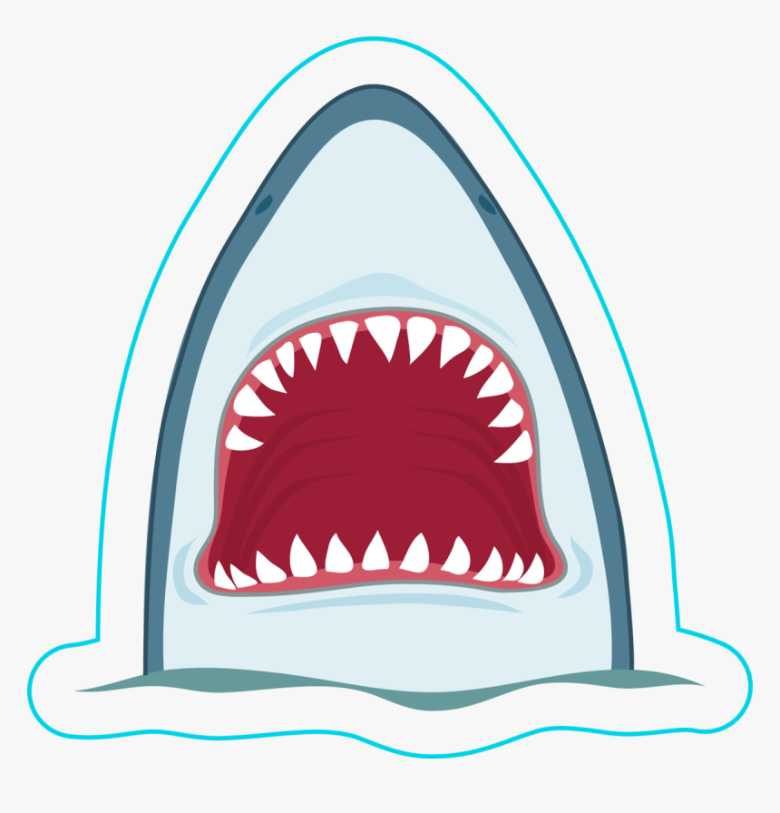 Cartilaginous-fish - Shark Open Mouth Clipart, HD Png Download, Free Download