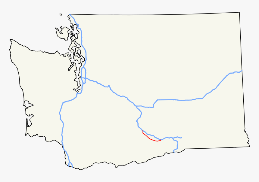 Transparent Washington State Outline Png - Washington State Template Free, Png Download, Free Download