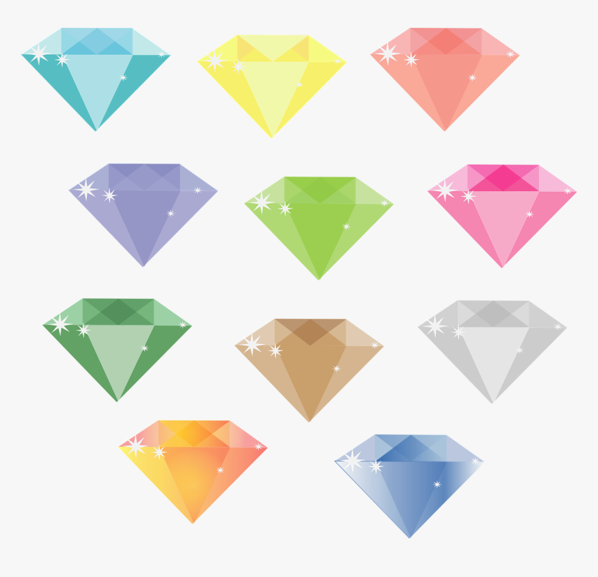 Diamond Gems Jewellery Free Picture - Diamond Simple, HD Png Download, Free Download