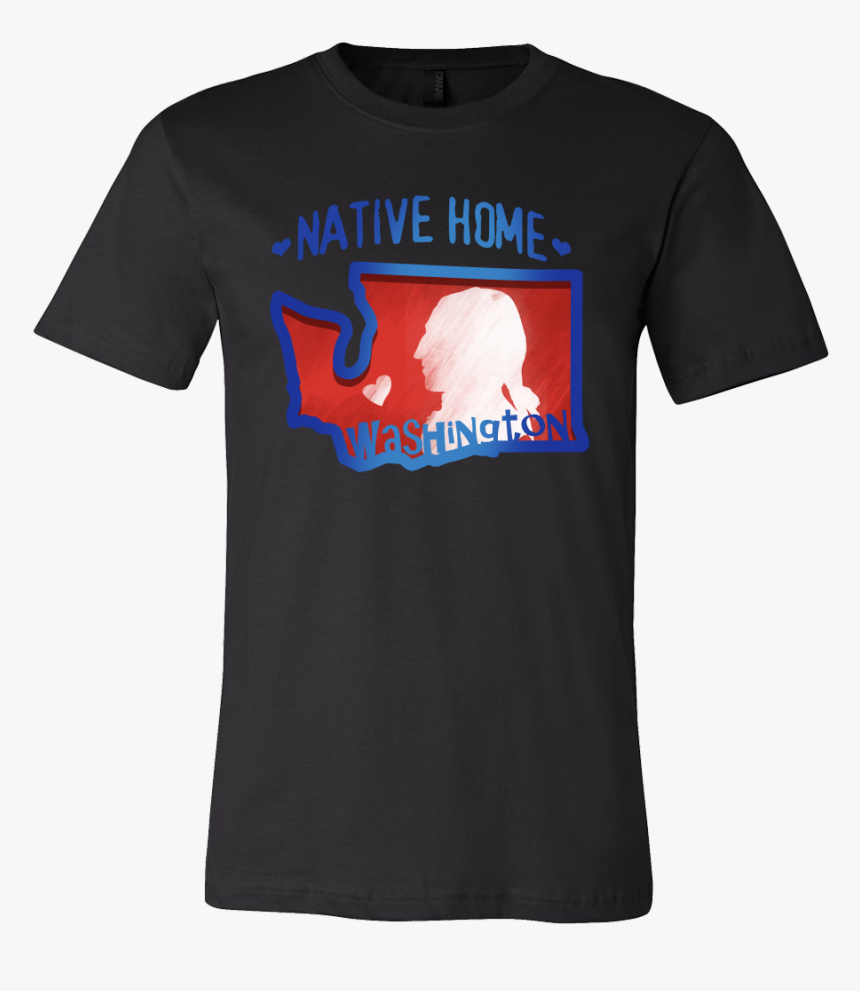 Love Washington State Native Home Map Outline Souvenir - T Shirt With Crab, HD Png Download, Free Download