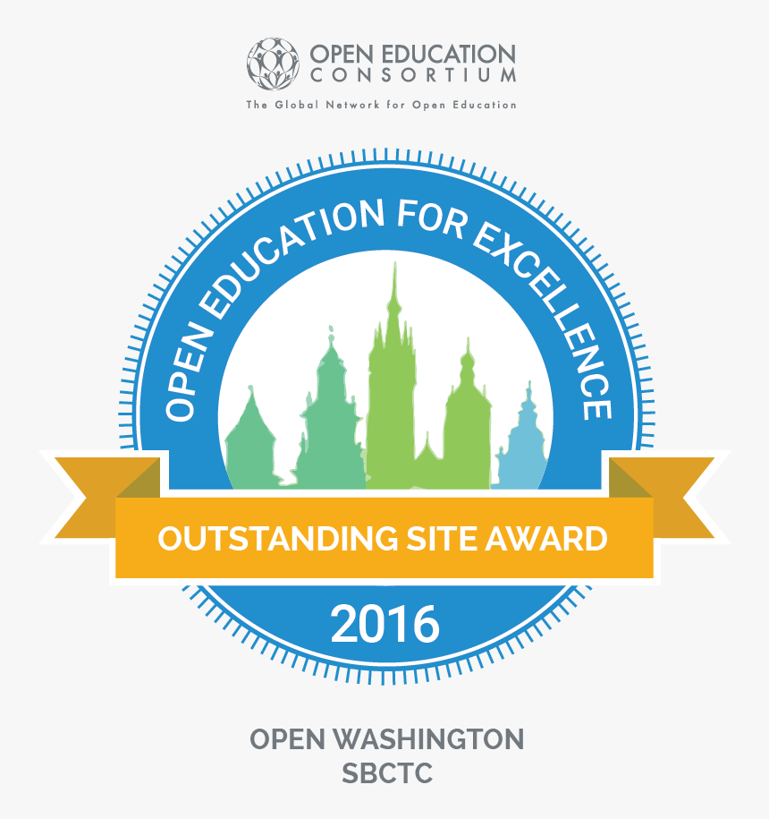 Open Education For Excellence Outstanding Site Award - Open Educational Resources, HD Png Download, Free Download