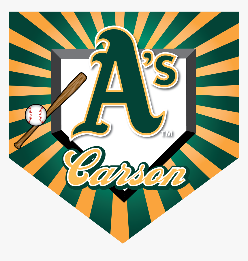 Transparent Home Plate Png - Oakland Athletics Logo Clipart, Png Download, Free Download