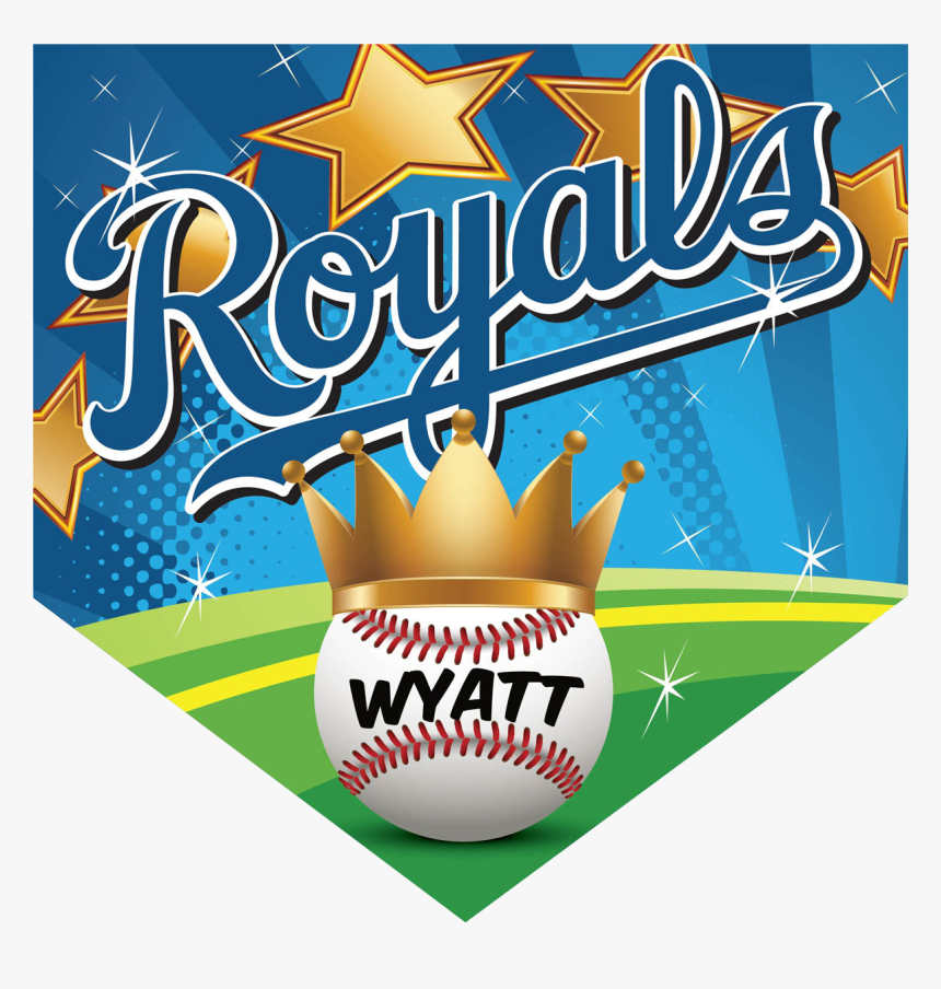 Royals Home Plate Individual Team Pennant - Poster, HD Png Download, Free Download