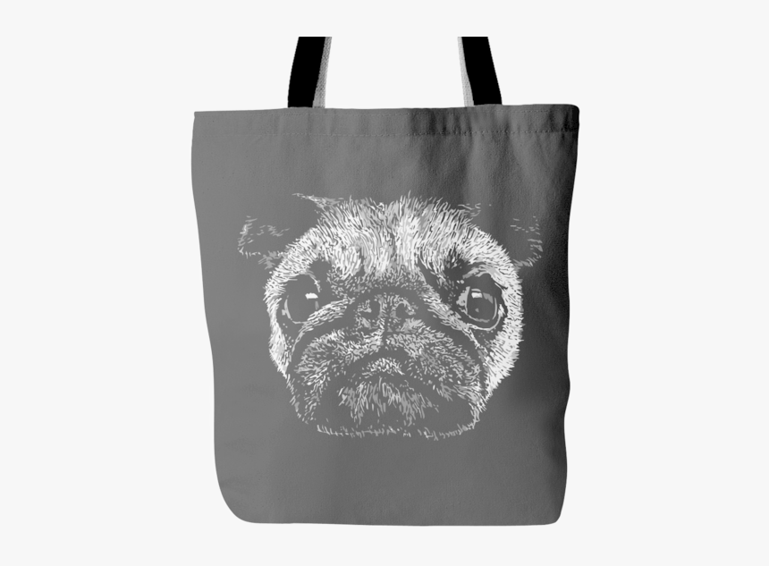 Pug Face Tote Bag - Bts Merchandise Bag, HD Png Download, Free Download