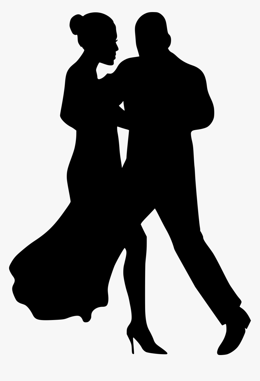 Dancing Couple Silhouette Png - Couple Dancing Silhouette Transparent, Png Download, Free Download