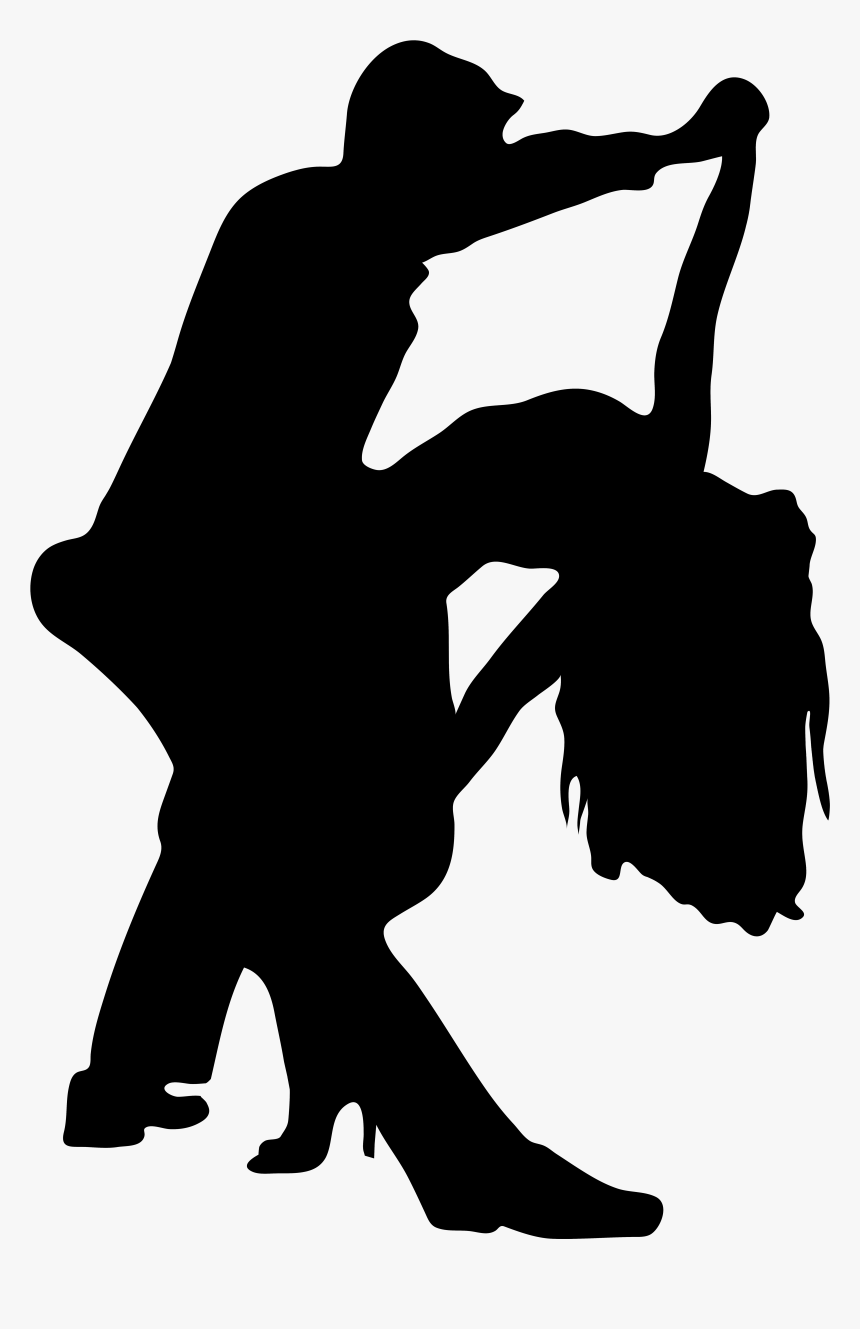 Romantic Dancers Silhouette Png Transparent Clip Art - Transparent Couple Dancing Silhouette Png, Png Download, Free Download