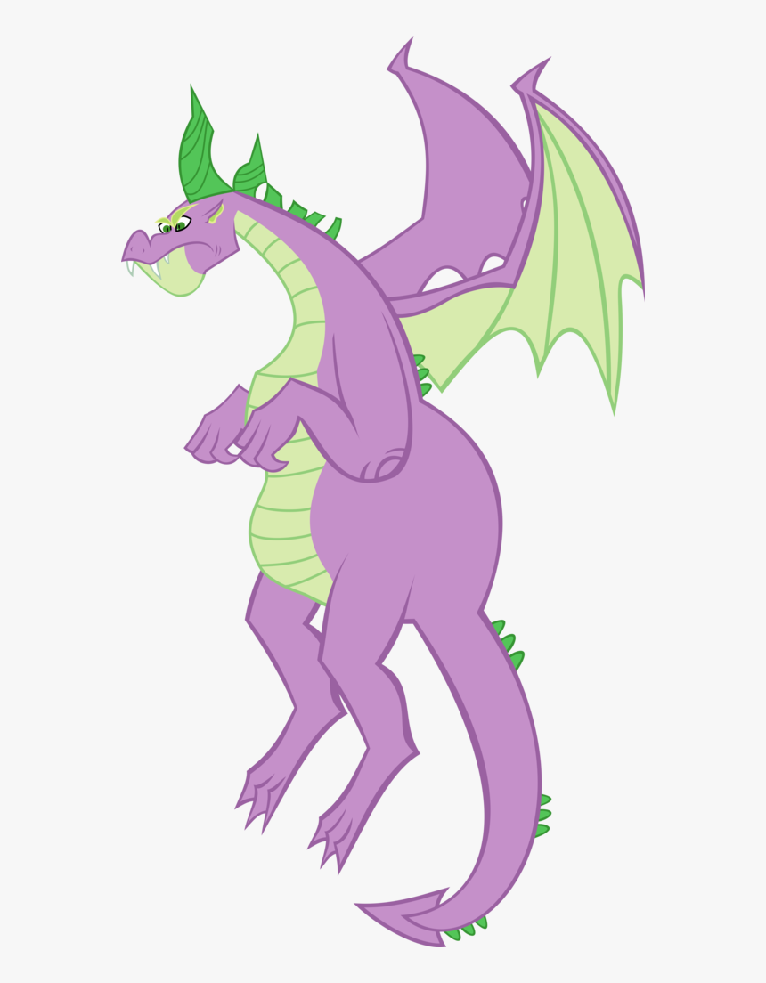Vector Dragon Flying - My Little Pony Spike Adult, HD Png Download, Free Download