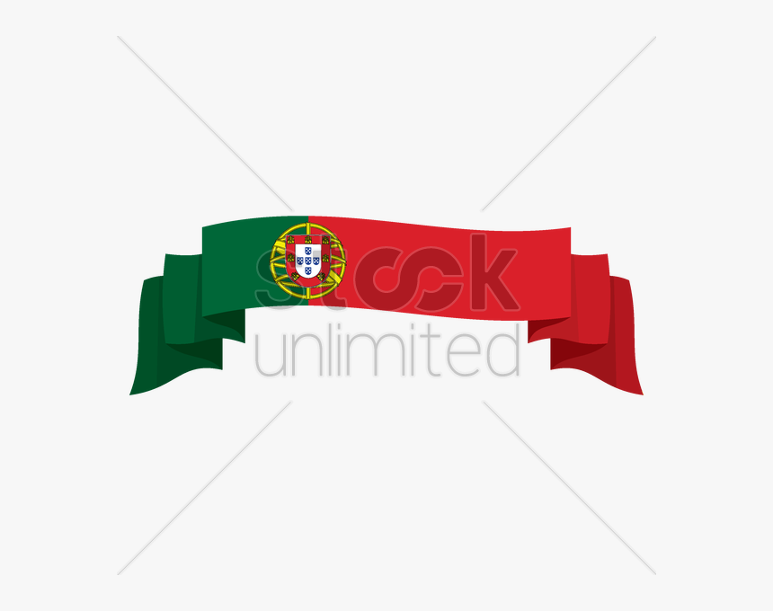 Transparent Banner Vector Black And White Png - Portugal Flag, Png Download, Free Download