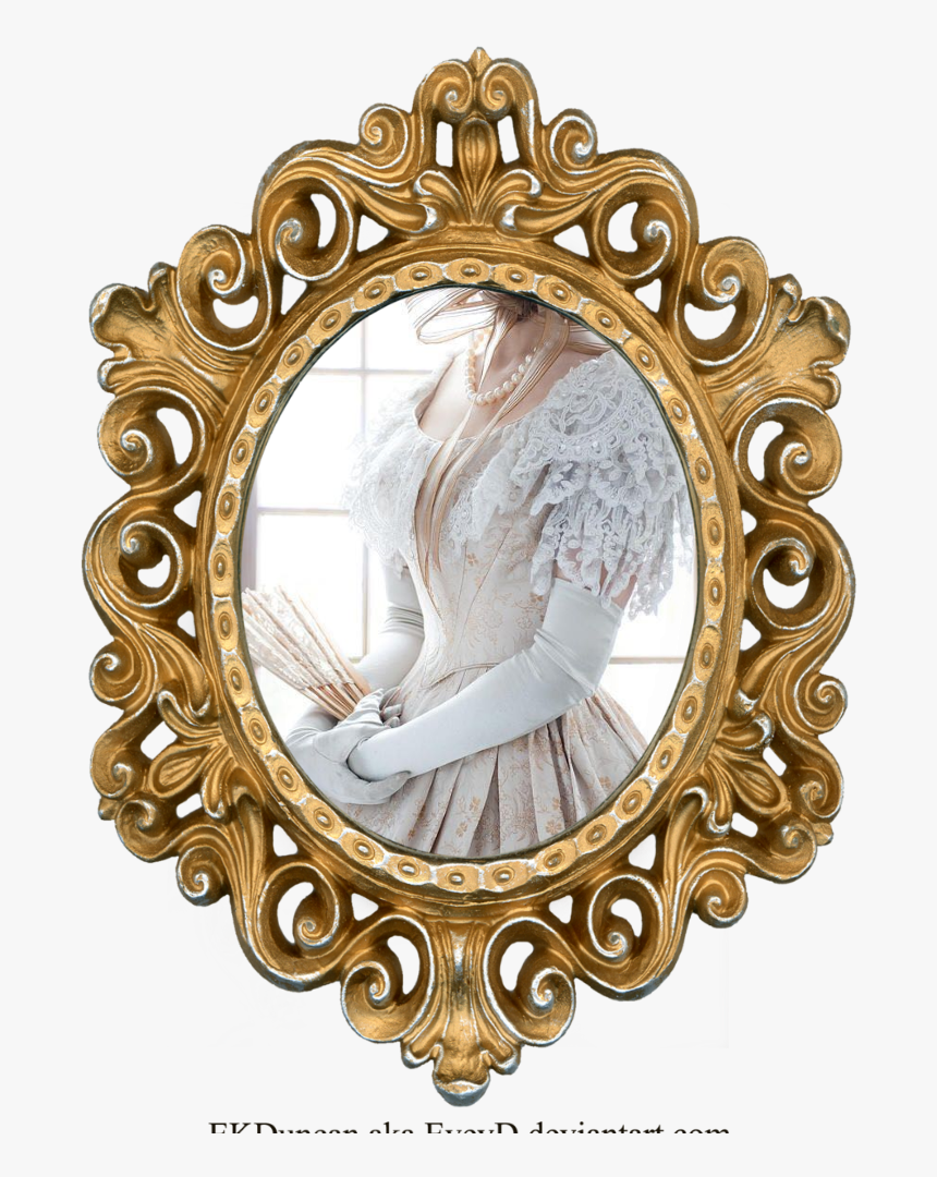 #freetoedit #victoria #victorian #gold #frame - Oval Gold Vintage Frame, HD Png Download, Free Download