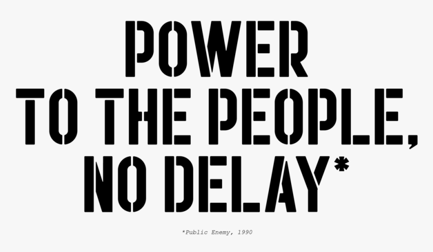 Power To The People Title 2 - No Power For The People, HD Png Download, Free Download