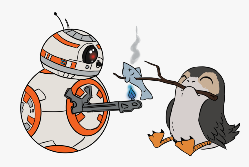 Porg Drawing Happy, Picture - Porg Drawings, HD Png Download, Free Download