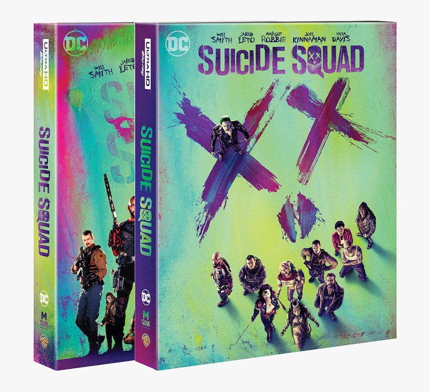 [mg#6] Suicide Squad Steelbook (one Click) - Suicide Squad Movie Poster, HD Png Download, Free Download