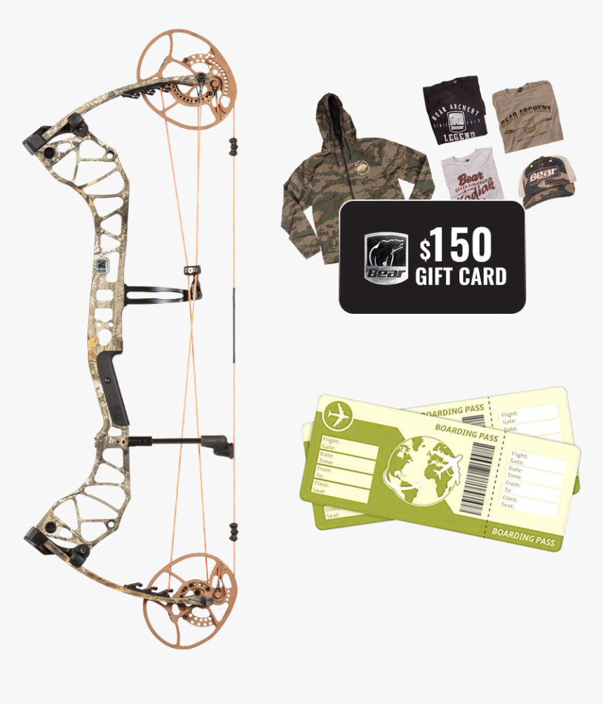 Bear Archery Divergent Bow, $150 Gift Card For Bear - Archery, HD Png Download, Free Download
