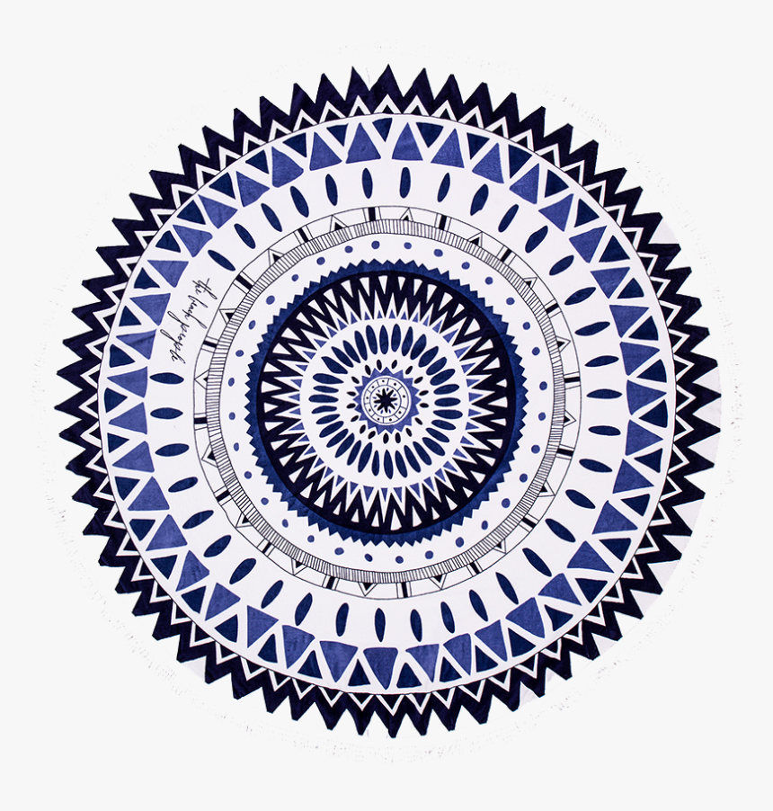 The Beach People - Beach Round Towel Png, Transparent Png, Free Download