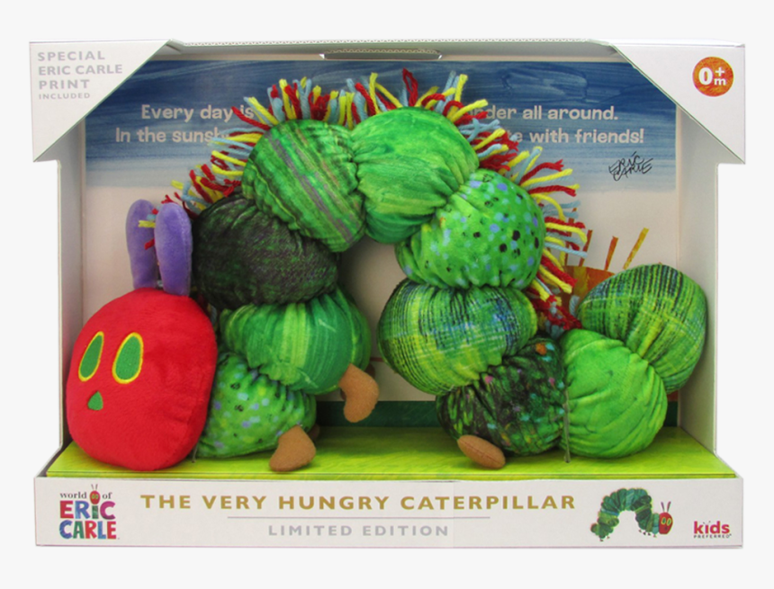 Very Hungry Caterpillar 50th Birthday Plush & Print - Very Hungry Caterpillar 50th, HD Png Download, Free Download