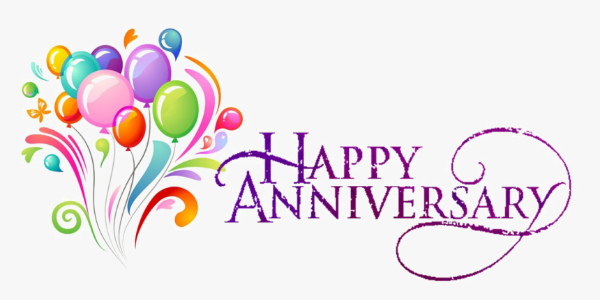 Anniversary Text Png - Happy Wedding Anniversary Png, Transparent Png, Free Download