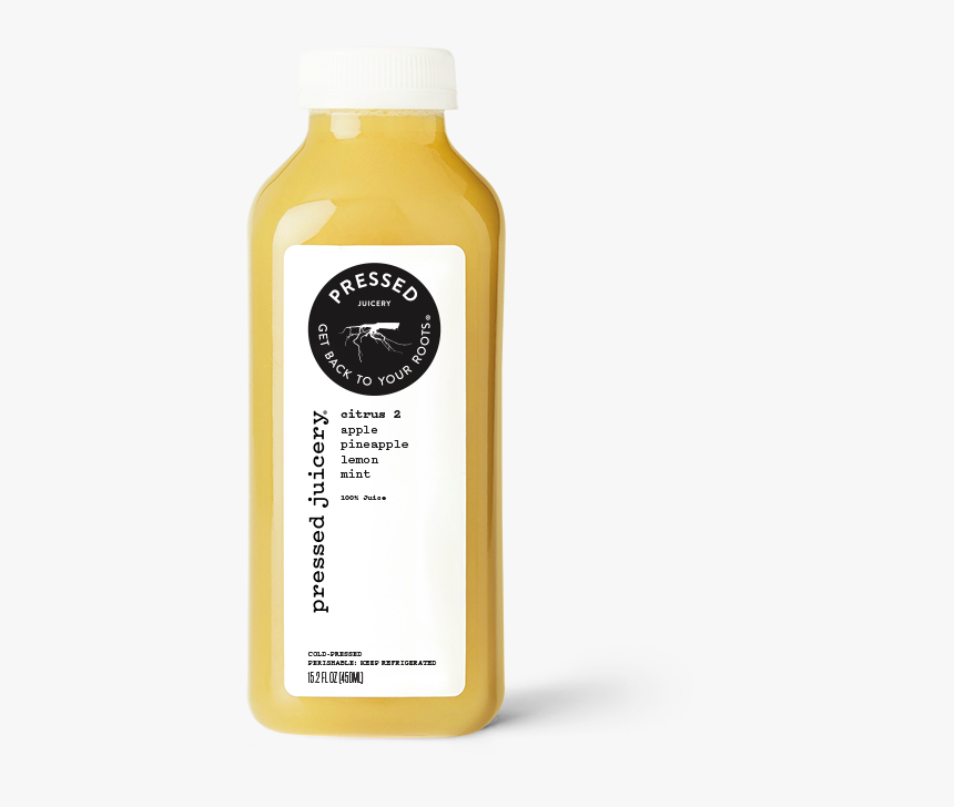 Apple Pineapple Lemon Juice - Pressed Juicery Vanilla Almond, HD Png Download, Free Download