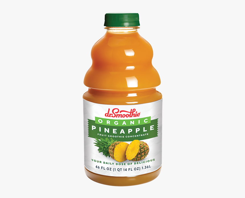 Drs Organic 46oz Pineapple 600 X 645 1 - Dr. Smoothie, HD Png Download, Free Download