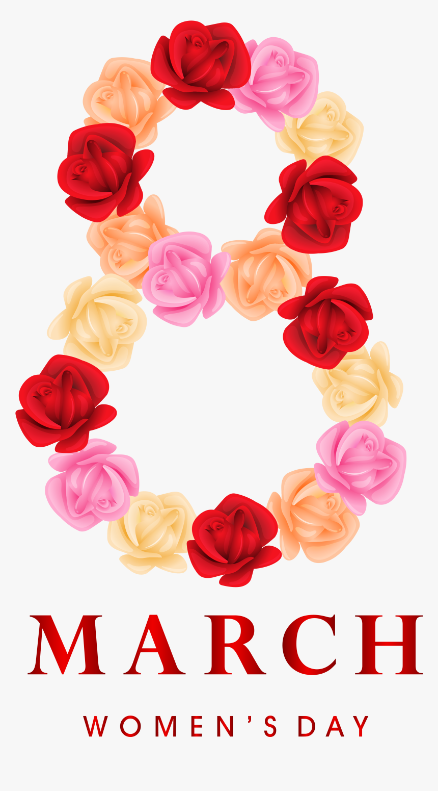 Women"s Day 8 March, 8th Of March, March Crafts, Weekend - Happy Womens Day Png, Transparent Png, Free Download