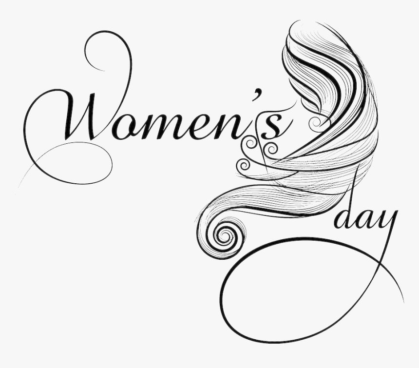 International Womens Happiness Wallpaper Women S Text - Women Day Pic Drawing, HD Png Download, Free Download