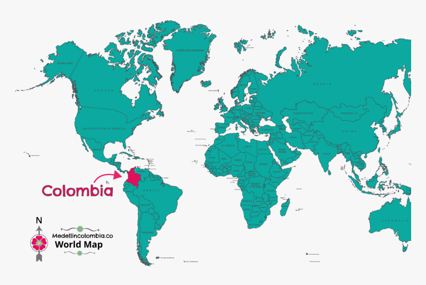 Where Is Colombia - Care Ong, HD Png Download, Free Download
