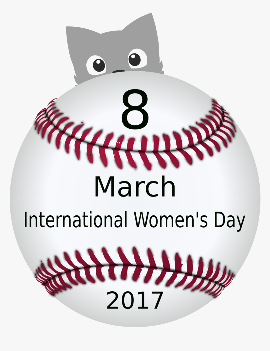 Women"s Day 03 Clip Arts - Transparent Background Baseball Png, Png Download, Free Download