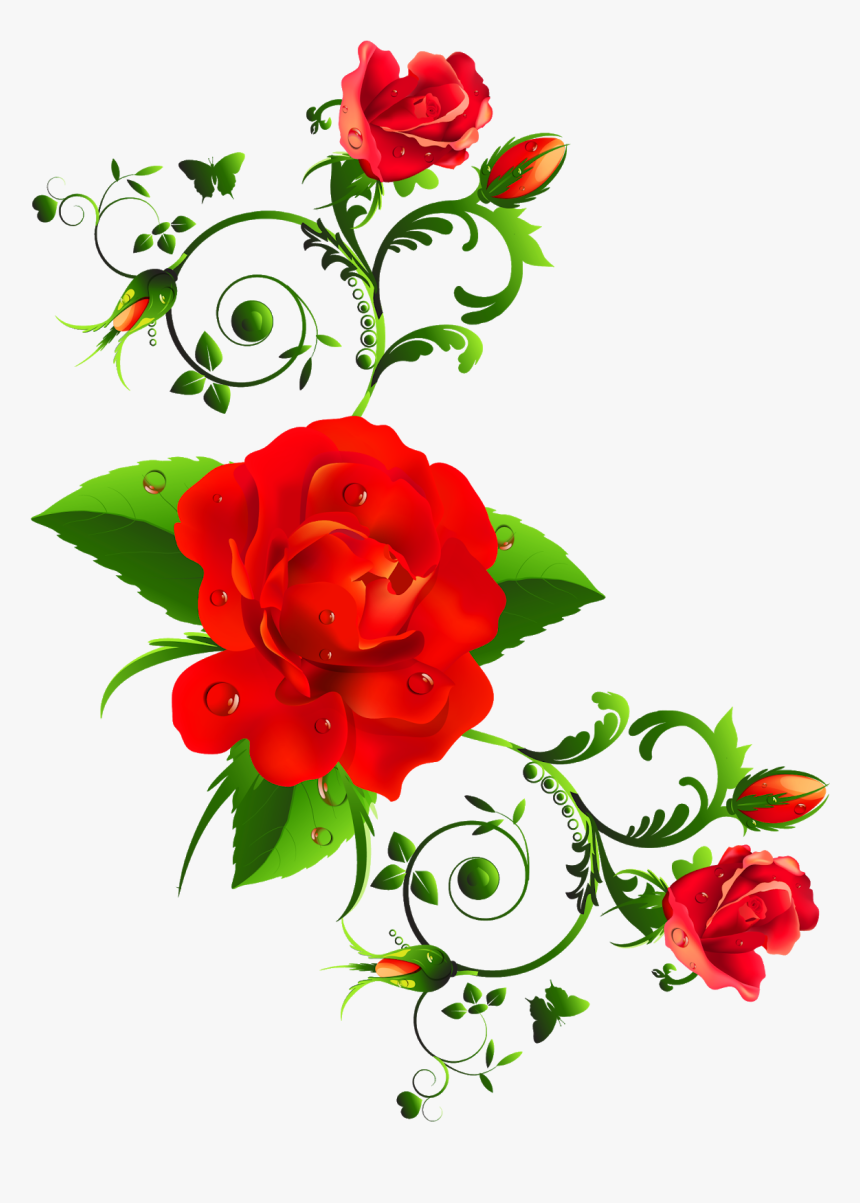 Rose Clip Art - Beautiful Happy Women's Day, HD Png Download, Free Download