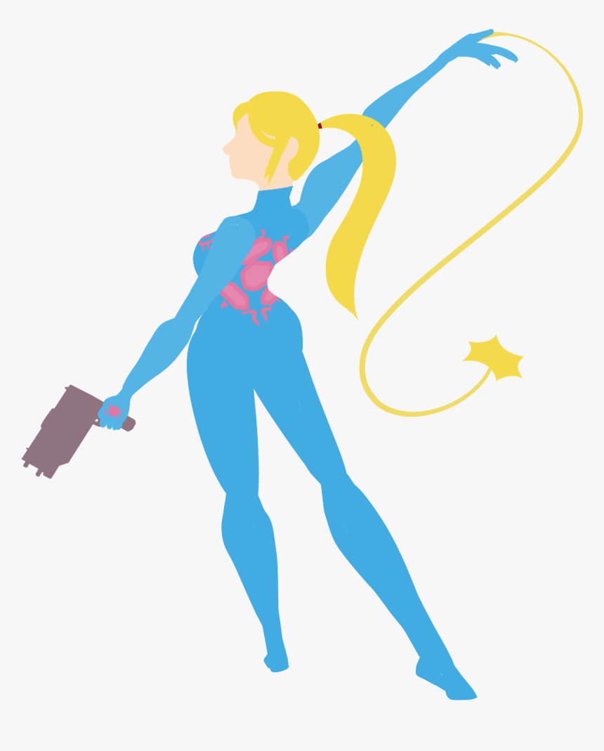 A Zero Suit Samus Sticker Available On Redbubble ♥ - Figure Skating Jumps, HD Png Download, Free Download