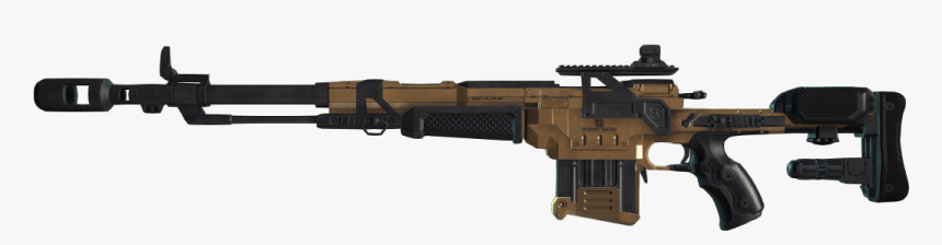 Sniper Rifle Cod Png - Deus Ex Mankind Divided Battle Rifle, Transparent Png, Free Download