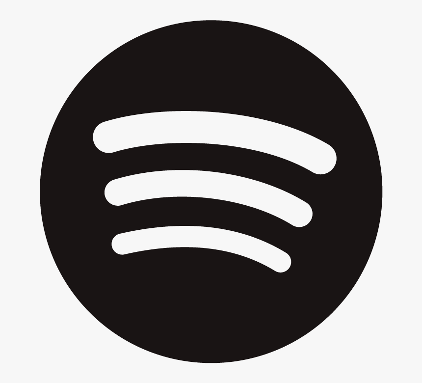 Spotify Icon Png Rgb Black - Spotify Logo Black And White, Transparent Png, Free Download