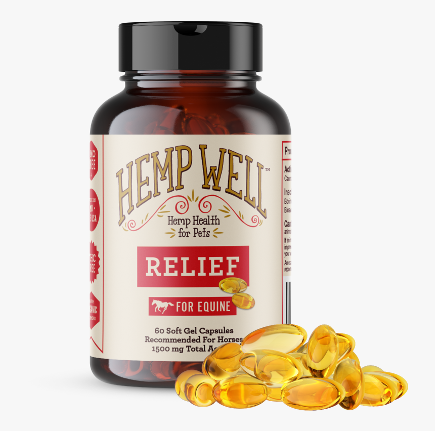 Cbd Capsules For Horses - Bottle Fish Oil Mockup, HD Png Download, Free Download