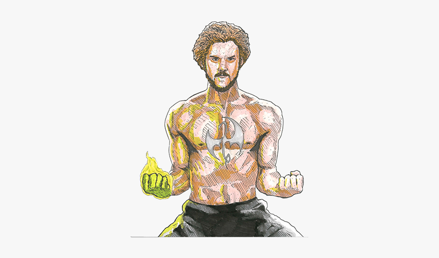 Fist Clipart Easy - Sketch Of Iron Fist, HD Png Download, Free Download