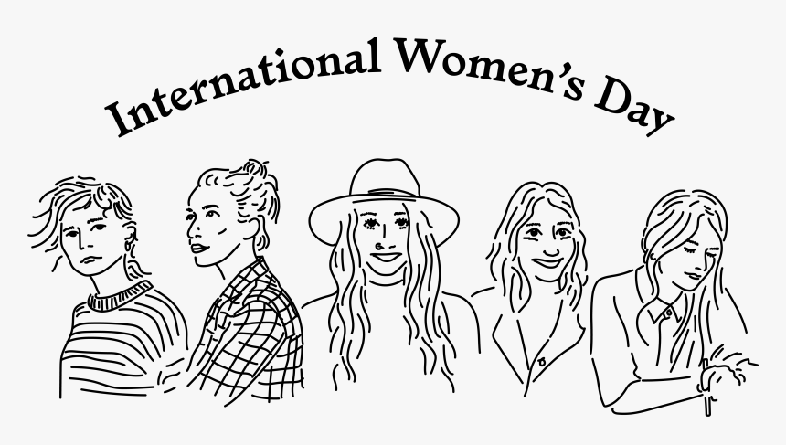 International Women"s Day - Line Art, HD Png Download, Free Download