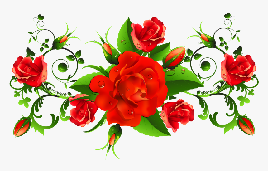 Women"s Day Tamil Image Download , Transparent Cartoons - Decorative Rose Clipart, HD Png Download, Free Download