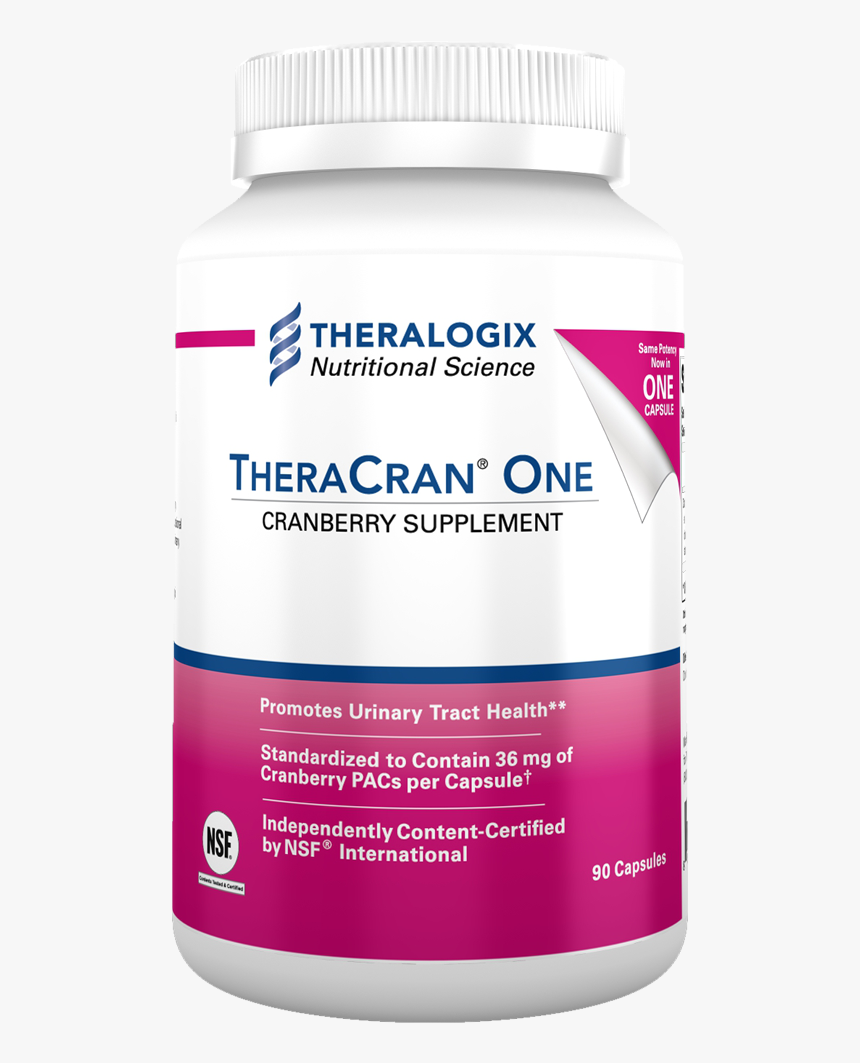 Theracran One Cranberry Capsules Are Formulated To - Theracran One, HD Png Download, Free Download