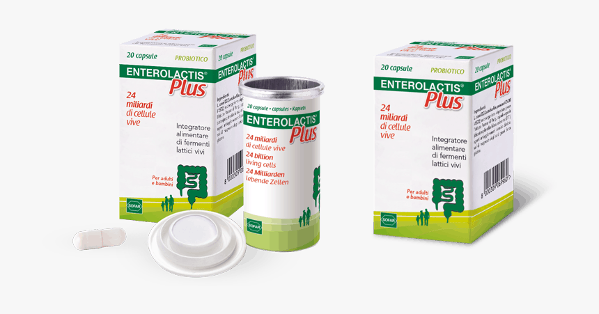 Enterolactis Plus 30 Capsule, HD Png Download, Free Download