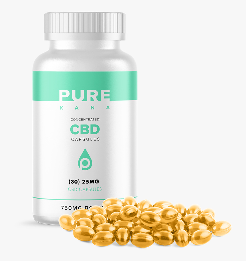 Pure Kana Cbd Capsules, HD Png Download, Free Download