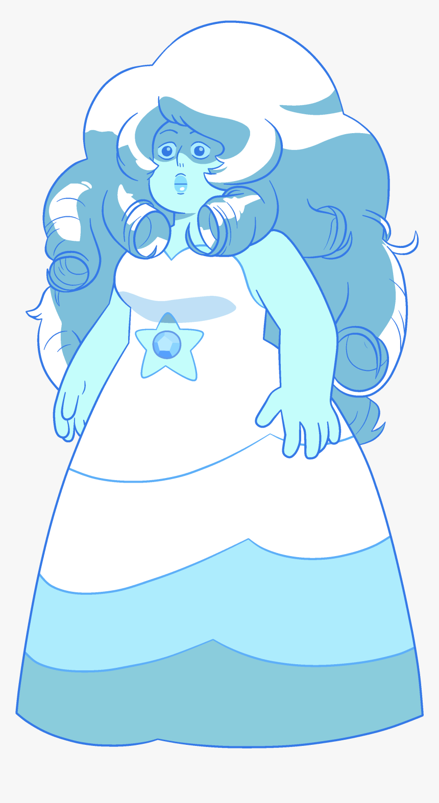 Transparent Quartz Png - Steven Universe Blue Rose Quartz, Png Download, Free Download