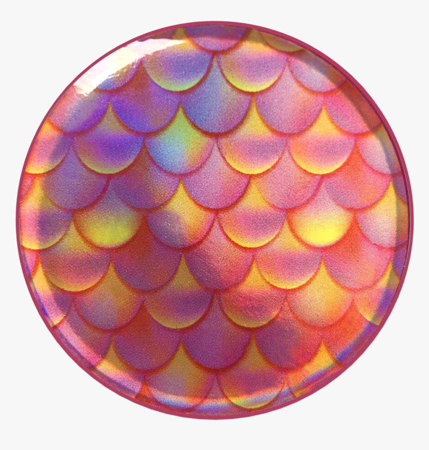 Pink Mermaid Hologram - Circle, HD Png Download, Free Download