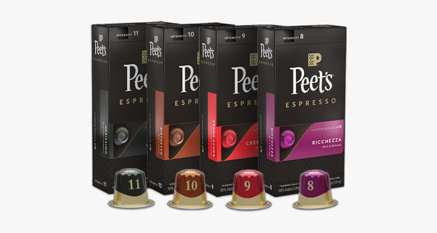 Espresso Capsules Sampler"
 Title="espresso Capsules - Peet's Coffee Espresso Pods, HD Png Download, Free Download