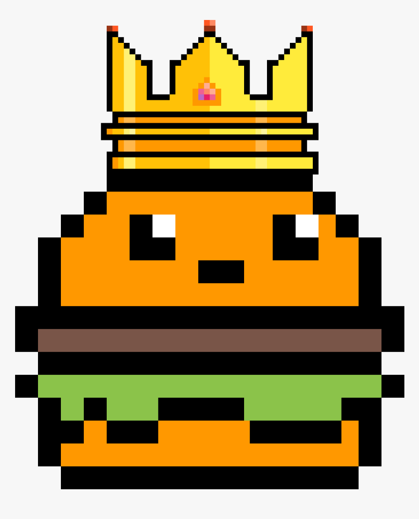 Kawaii Burger Pixel Art, HD Png Download, Free Download