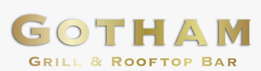 Gotham Grill & Rooftop Bar Logo - Tan, HD Png Download, Free Download