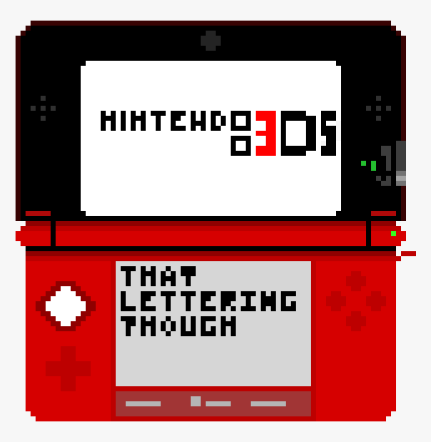 Nintendo 3ds Pixel Art Hd Png Download Kindpng