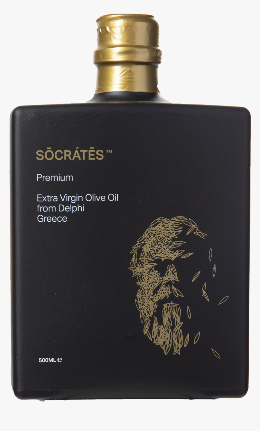 Socrates Oil - Glass Bottle, HD Png Download, Free Download