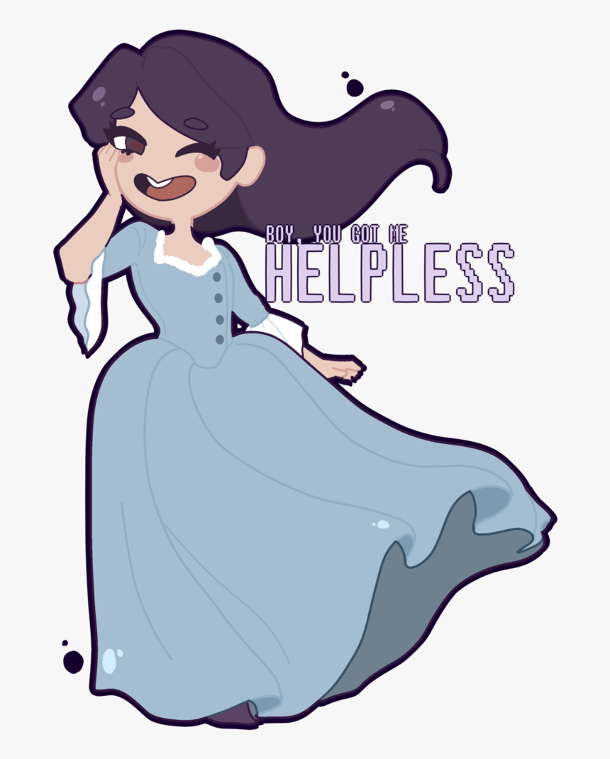 Boy, You Got Me Helpless By Hashiero Hamilton Stickers, - Fanart Elizabeth Schuyler Hamilton Musical, HD Png Download, Free Download